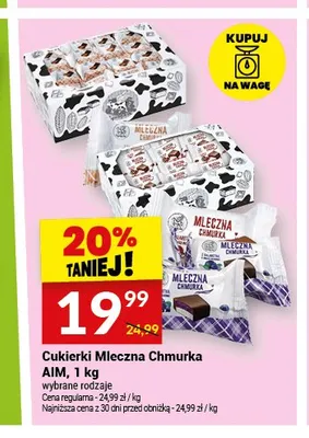 Cukierki Mleczna Chmurka AIM promocja w Twój Market