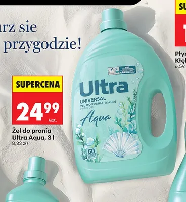 Żel do prania Aqua, 3 l promocja w Biedronka