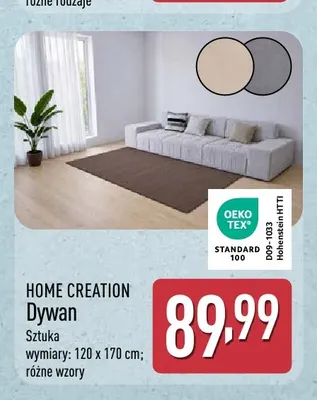 Dywan 120x170 cm Home Creation promocja w Aldi