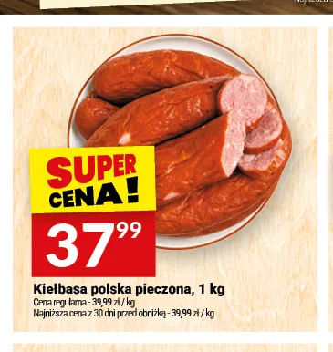 Kiełbasa polska pieczona Białecki Wędzarnia promocja w Twój Market