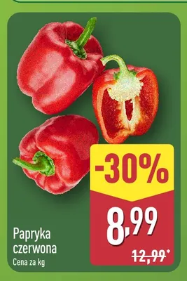 Papryka czerwona promocja w Aldi