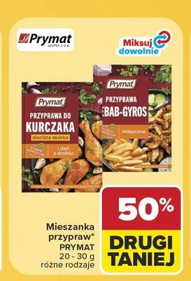 Przyprawa do kurczaka Prymat promocja w Carrefour