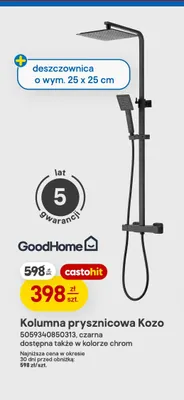 Kolumna prysznicowa Kozo GoodHome promocja w Castorama