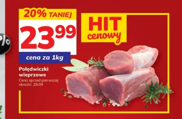Polędwiczki wieprzowe promocja w Hitpol