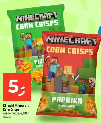 Chrupki Minecraft Corn Crisps promocja w Dealz