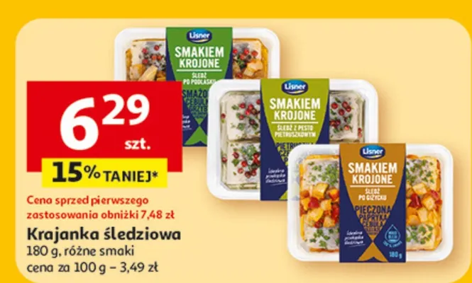 Krajanka śledziowa różne smaki promocja w Auchan