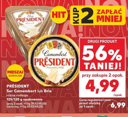 Ser Camembert Président promocja w Kaufland