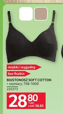 Biustonosz Soft Cotton promocja w Selgros