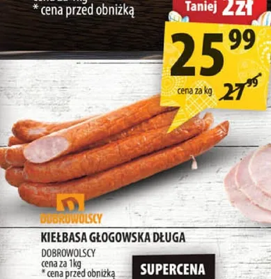Kiełbasa głogowska długa promocja w Arhelan