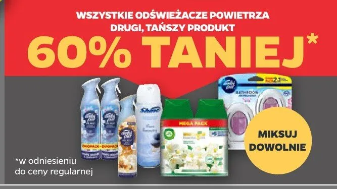 Odświeżacze powietrza promocja w Netto