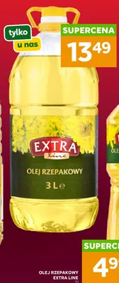 Olej rzepakowy Extra Line promocja w Stokrotka