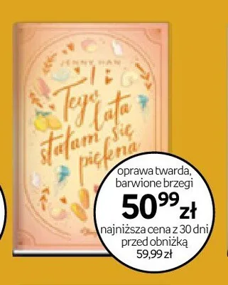 Książka Tego lata stałam się piękna oprawa twarda barwione brzegi promocja w Empik