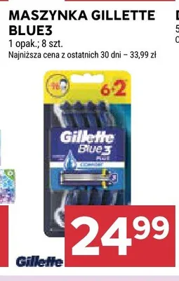 Maszynka Gillette Blue3 promocja w Stokrotka