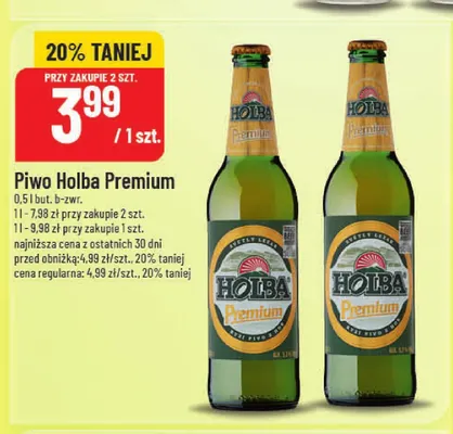 Piwo Holba Premium promocja w POLOmarket