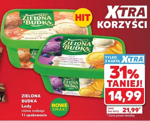 Lody Zielona Budka promocja w Kaufland