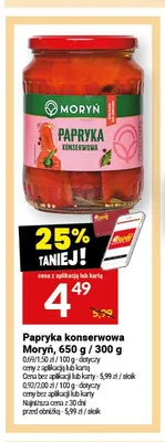 Papryka konserwowa Moryń promocja w Twój Market