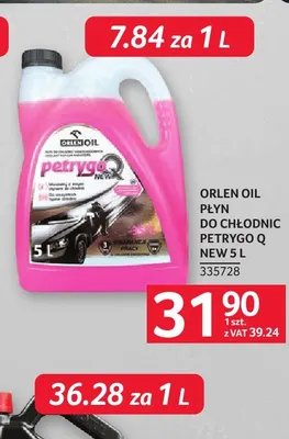 Płyn do chłodnic Orlen Oil Petrygo Q New promocja w Selgros