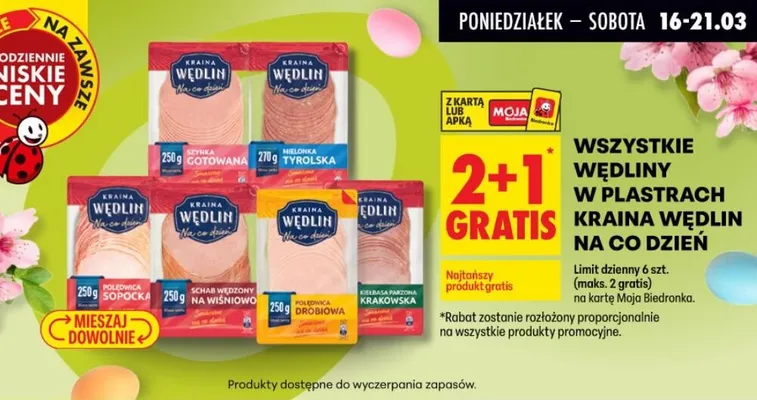 Wędliny polędwica sopocka promocja w Biedronka