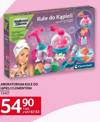 Laboratorium kule do kąpieli Clementoni promocja w Selgros