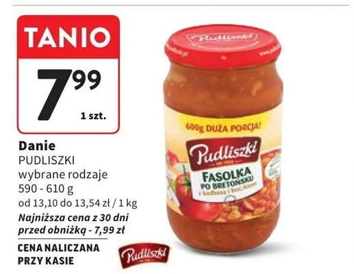 Danie fasolka po bretońsku wybrane rodzaje promocja w Intermarche
