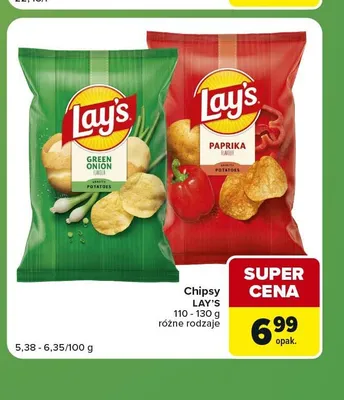 Chipsy Lay's Paprika promocja w Carrefour Express