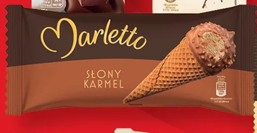 Lody słony karmel w rożku promocja w Biedronka