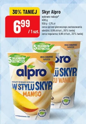 Skyr Alpro w stylu skyr Mango promocja w POLOmarket