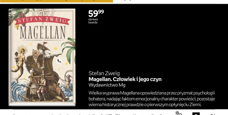 Książka Stefan Zweig Magellan. Człowiek i jego czyn promocja w Empik