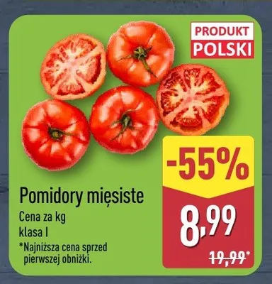 Pomidory mięsiste klasa I promocja w Aldi