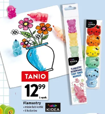 Flamastry Kidea misie promocja w Intermarche