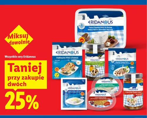 Ser Halloumi Eridanous promocja w Lidl
