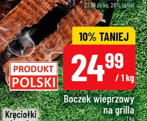 Boczek wieprzowy na grilla promocja w POLOmarket