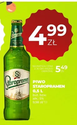 Piwo Staropramen promocja w Duży Ben
