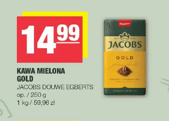 Kawa mielona Gold Jacobs promocja w SPAR