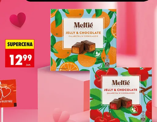 Galaretki w czekoladzie Meltié Jelly & Chocolate promocja w Biedronka