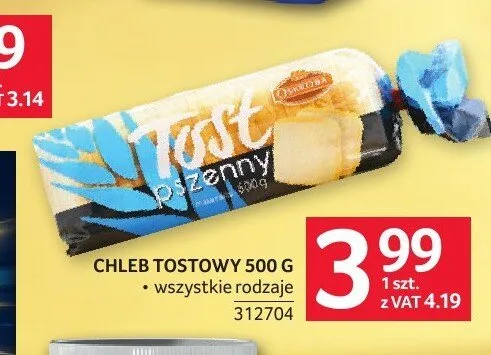 Chleb tostowy pszenny Oskroba promocja w Selgros