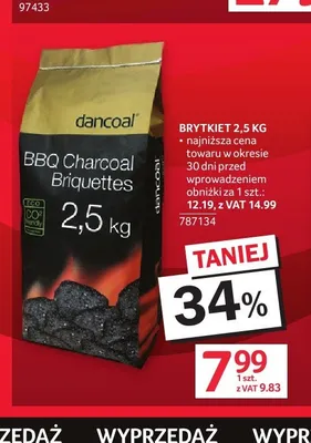 Brykiet Dancoal BBQ Charcoal Briquettes promocja w Selgros