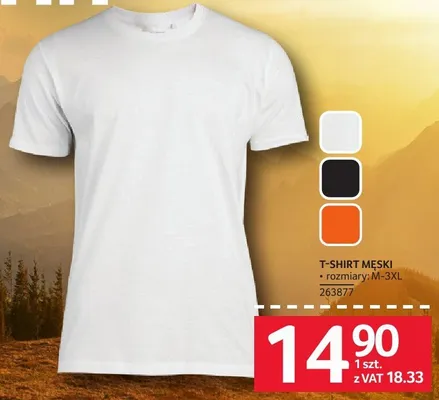 T-shirt męski promocja w Selgros