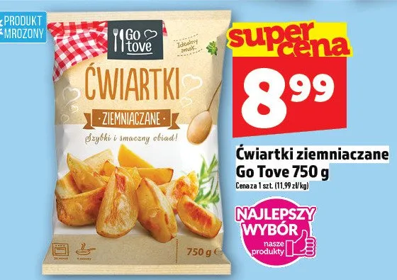 Ćwiartki ziemniaczane promocja w TOPAZ