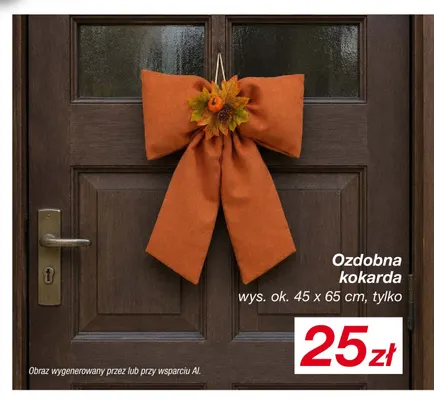 Ozdobna kokarda promocja w KiK