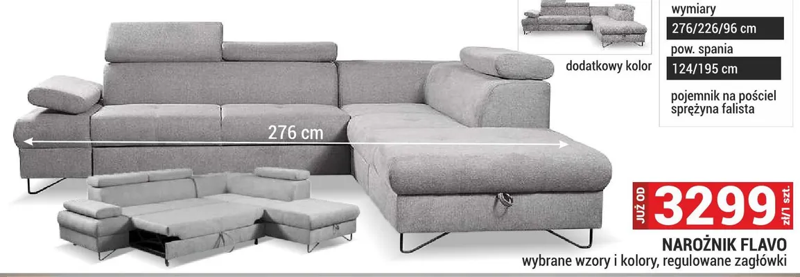 Narożnik Flavo promocja w Merkury Market