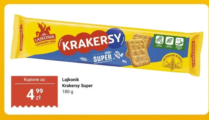 Krakersy Super promocja w Biedronka