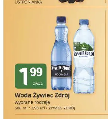 Woda niegazowana Żywiec Zdrój promocja w Marketvita