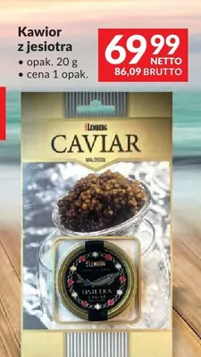 Kawior z jesiotra Lemberg promocja w Makro