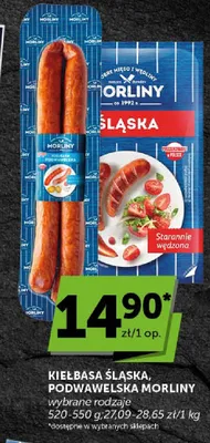 Kiełbasa Podwawelska Morliny promocja w Groszek