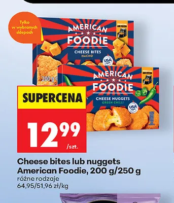 Cheese nuggets American Foodie promocja w Biedronka