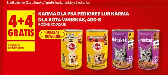 Karma dla kota Whiskas promocja w Biedronka