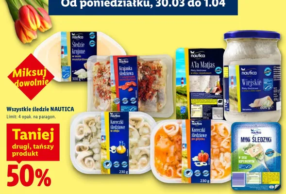 Śledzie krajowe Nautica promocja w Lidl