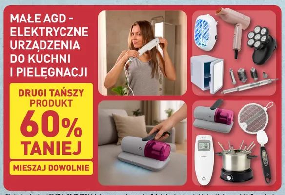 Małe AGD - elektryczne urządzenia do kuchni i pielęgnacji promocja w Aldi