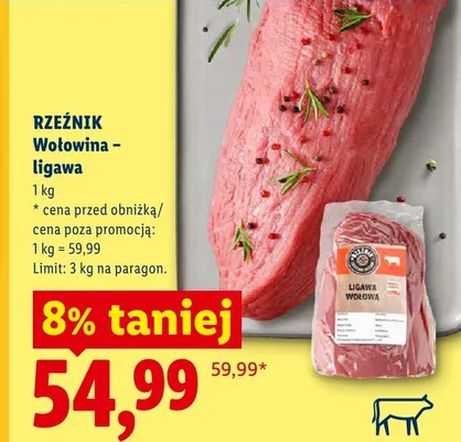 Wołowina - ligawa Rzeźnik promocja w Lidl